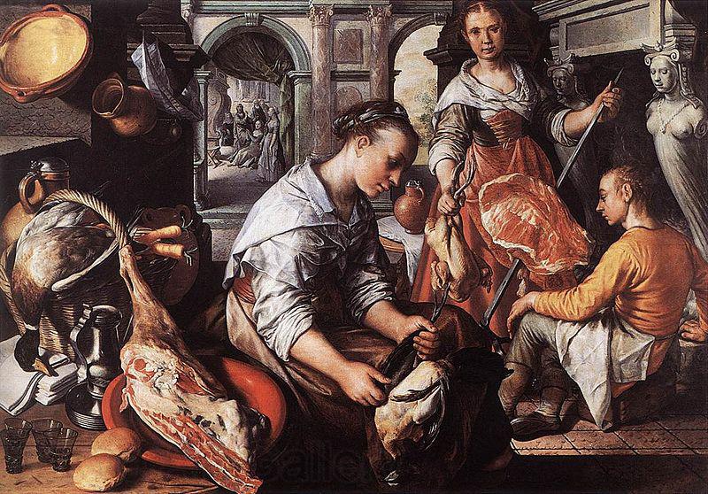 Joachim Beuckelaer Christ in the House of Martha and Mary Germany oil painting art